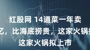 红股网 14道菜一年卖了11亿，比海底捞贵，这家火锅拟上市