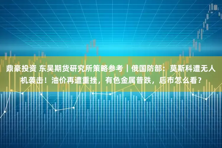 鼎豪投资 东吴期货研究所策略参考｜俄国防部：莫斯科遭无人机袭击！油价再遭重挫，有色金属普跌，后市怎么看？
